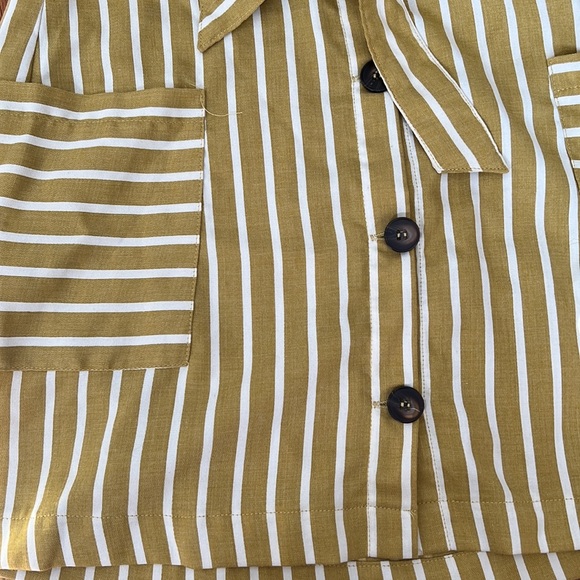 Altar’d State Button up Pin Stripe Skirt - Picture 3 of 3